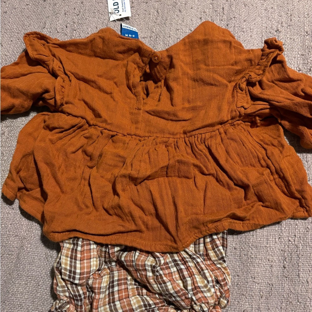 Fall set. Blouse and bloomers